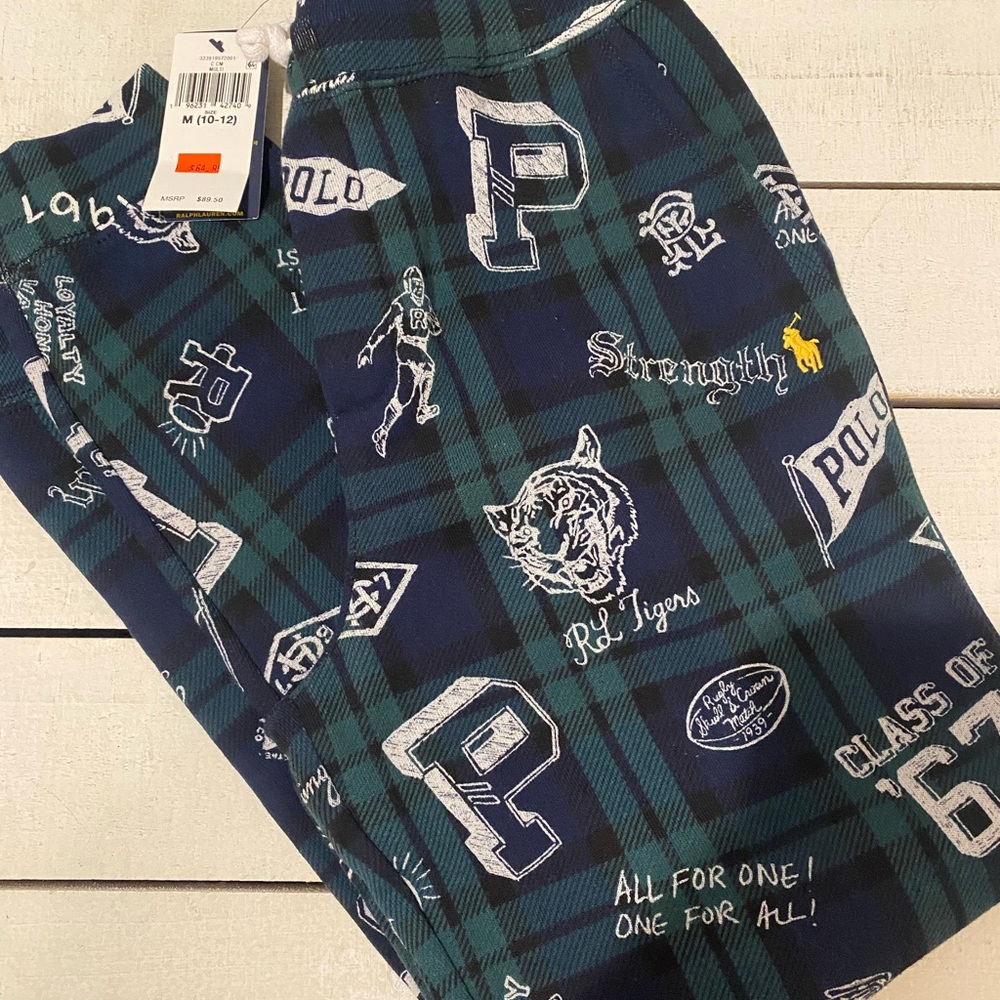 Polo by Ralph Lauren Kids Plaid Jogger Sweatpants
